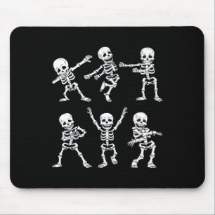 Dancing Skeletons Dance Challenge Boys Girl Kids H Mouse Pad