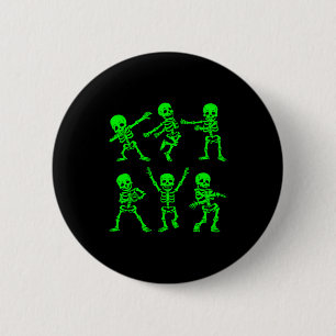 Dancing Skeletons Dance Challenge Girl Boys Kids H 6 Cm Round Badge