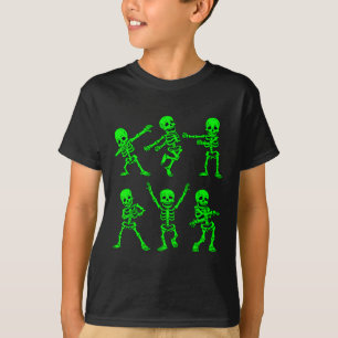 Dancing Skeletons Dance Challenge Girl Boys Kids H T-Shirt