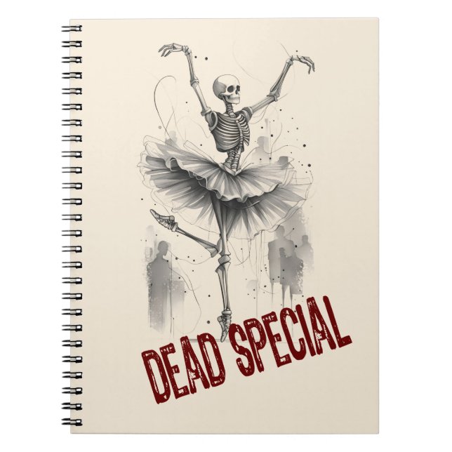 Dancing Skeletons Dead Special Notebook (Front)