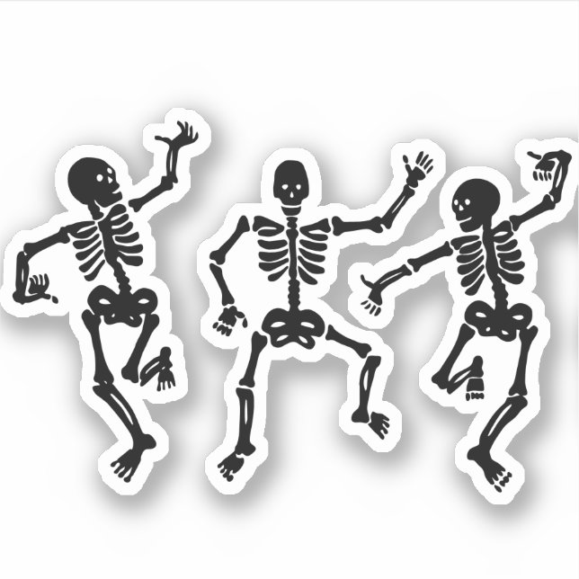 Dancing Skeletons design (Front)