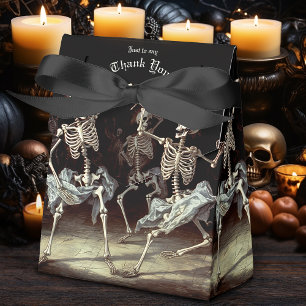 Dancing Skeletons Gothic Wedding Favour Box