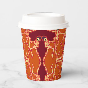 Dancing Skeletons Halloween Fun Paper Cup