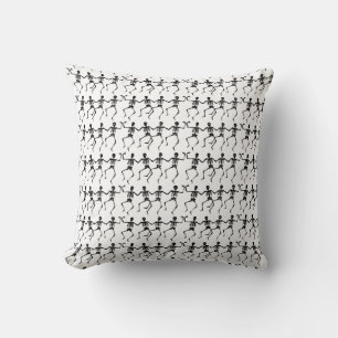 Dancing Skeletons Halloween Thunder_Cove Cushion