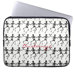 Dancing Skeletons Halloween Thunder_Cove  Laptop Sleeve