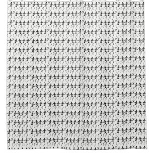 Dancing Skeletons Halloween Thunder_Cove Shower Curtain