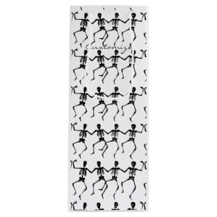 Dancing Skeletons Halloween Thunder_Cove Wine Gift Bag
