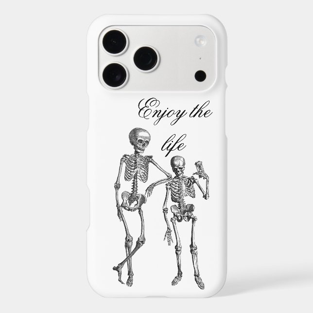 Dancing Skeletons Illustration  (Back)