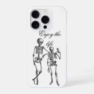 Dancing Skeletons Illustration  iPhone 16 Pro Case