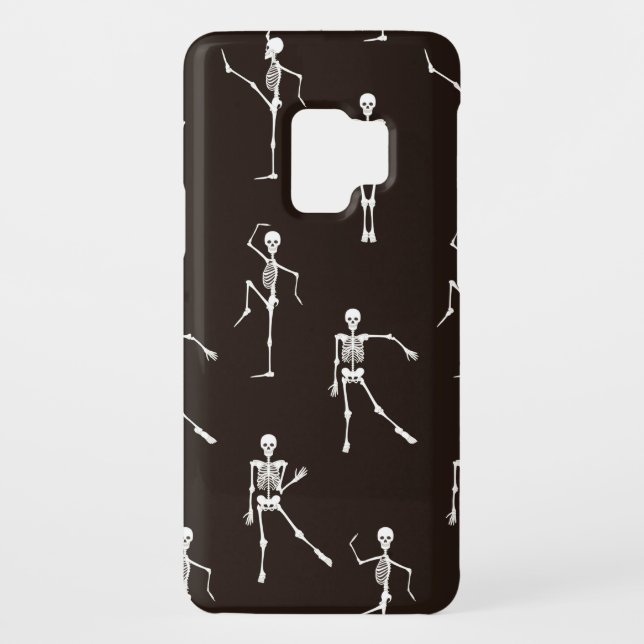 Dancing skeletons seamless pattern Case-Mate samsung galaxy case (Back)