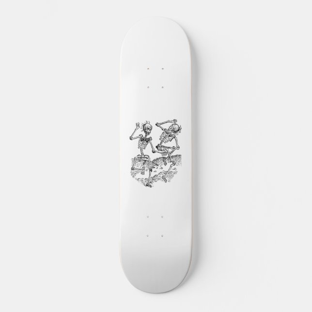 Dancing skeletons skate board (Front)