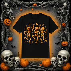Dancing Skeletons   Spooky Party Time T-Shirt