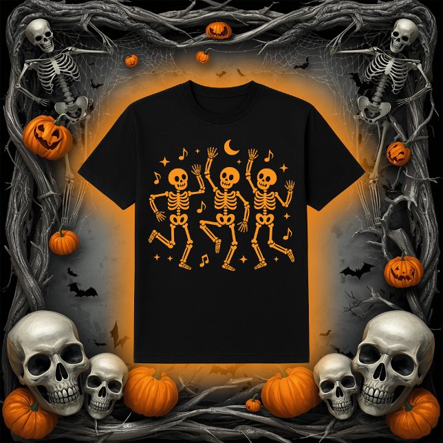 Dancing Skeletons | Spooky Party Time T-Shirt (Creator Uploaded)