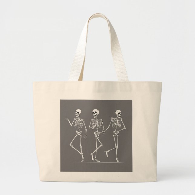 Dancing skeletons tote bag (Front)