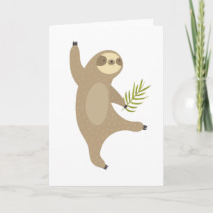 Dancing Sloth   Why Not? Card