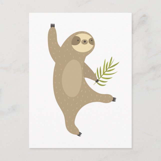 Dancing Sloth | Why Not? Postcard (Front)
