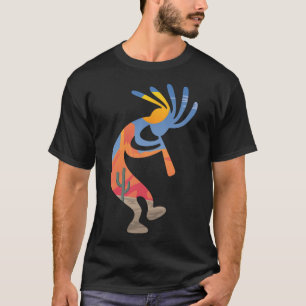 Dancing Southwestern Usa Kokopelli Symbol T-Shirt