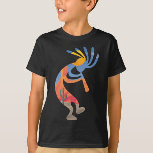 Dancing Southwestern Usa Kokopelli Symbol T-Shirt