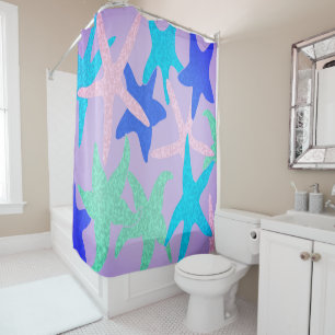 Dancing Starfish Shower Curtain