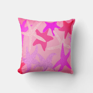Dancing Starfish Throw Pillow