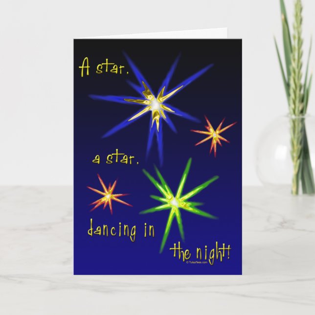Dancing Stars Christmas Cards (Front)