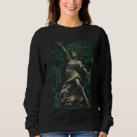 Dancing Statue Of Liberty Graphic Tees Men Women B