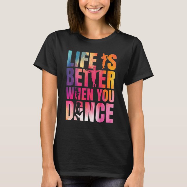 Dancing Street Dance Breakdance T-Shirt (Front)