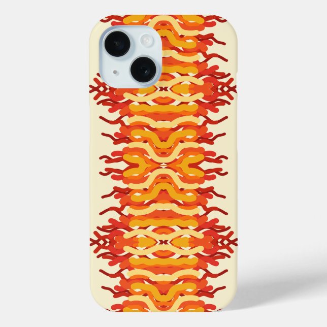 Dancing Sunburst Pop Of Colour Abstract Art Case-Mate iPhone Case (Back)
