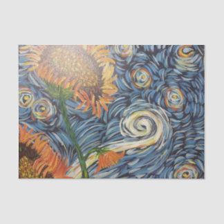 Dancing Sunflowers Tissue Paper