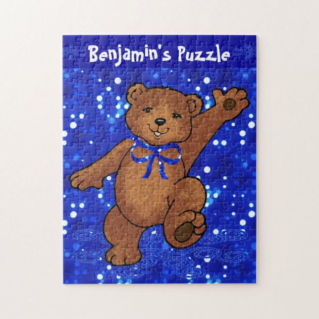 Dancing Teddy Bear Jigsaw Puzzle (Vertical)