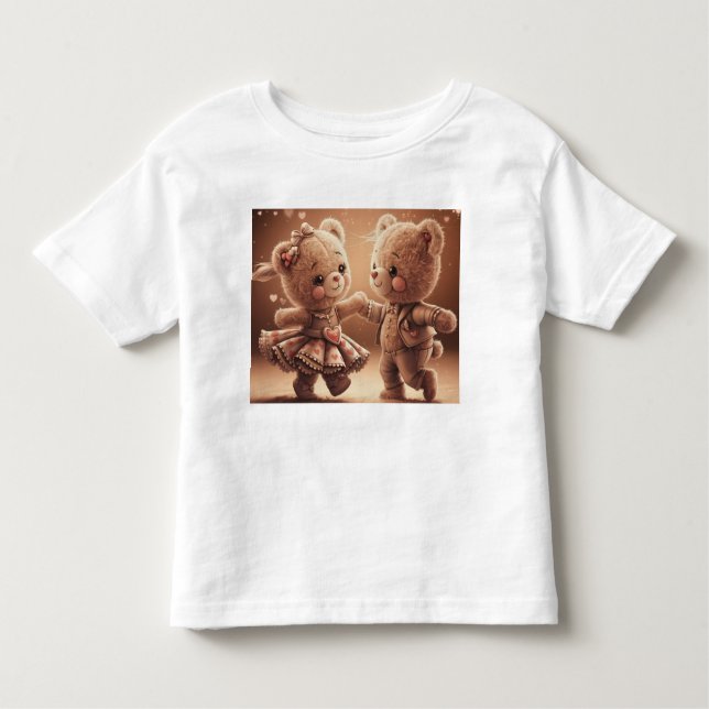 Dancing Teddys Toddler T-Shirt (Front)