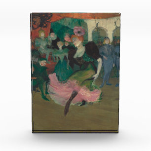 Dancing the Bolero - Toulouse-Lautrec Painting Photo Block
