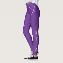 Dancing The Day Soft White&Purple Minimal X Art