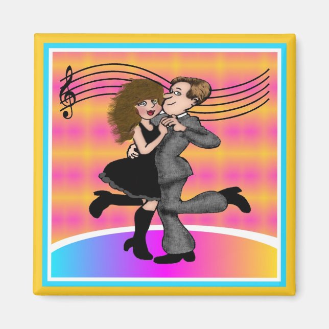 Dancing the Night Away Magnet (Front)