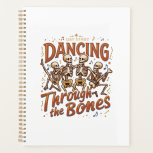 Dancing Through Bones Halloween Skeletons Music Ce Planner