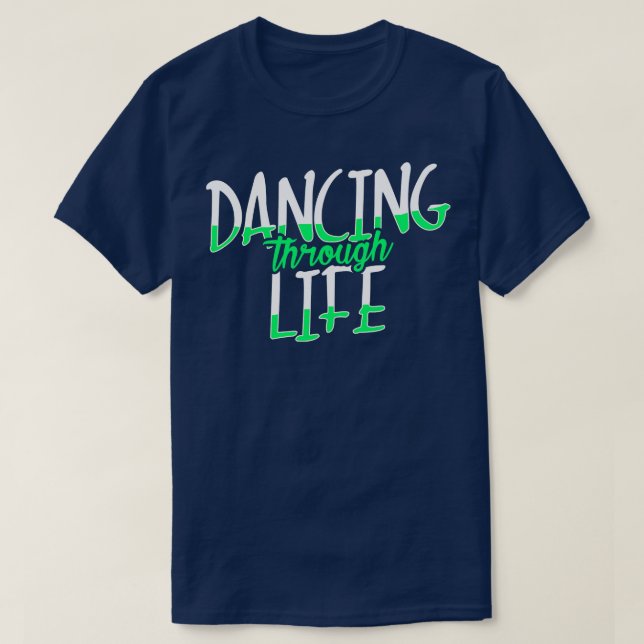 Dancing Through Life Wicked Musical T-Shirt (Design Front)