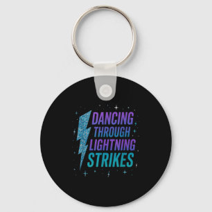Dancing Through The Lightning Strike Dancer Motiva Key Ring