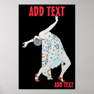Dancing to Jazz, add text Poster