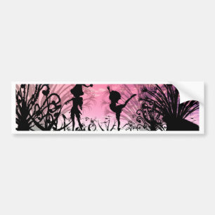 Dancing to violin music bumper sticker