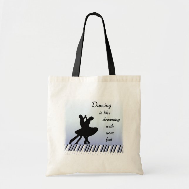 Dancing totebag tote bag (Front)