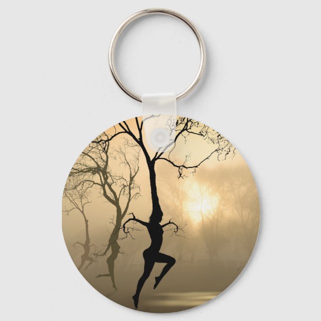 Dancing Trees Key Ring (Front)