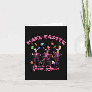 Dancing Trump Make Easter Great Again Humourous Ea Card