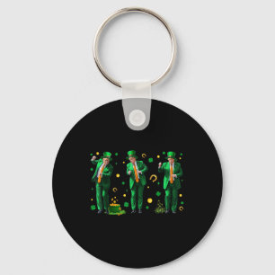 Dancing Trump St. Patricks Day , Uni-adults, Key Ring