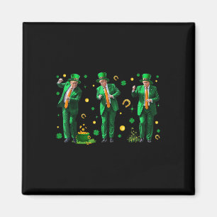 Dancing Trump St. Patricks Day , Uni-adults, Magnet