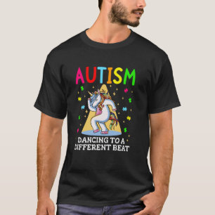 Dancing Unicorn Autism Awareness Autistic Month T-Shirt