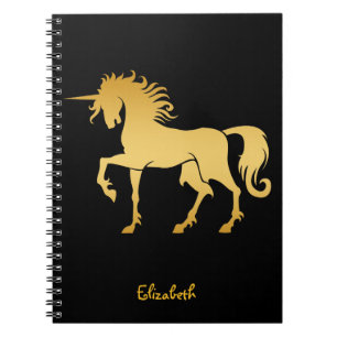 Dancing Unicorn Silhouette Notebook