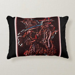 "Dancing Warriors" Decorative Cushion