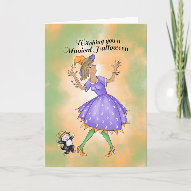 Dancing Witch  Card (Front)