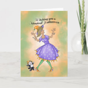 Dancing Witch Card