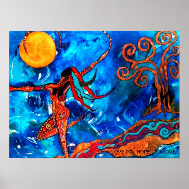 Dancing with the moon poster (Front)